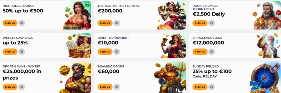Nomaspin betting